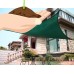 LyShade 12' x 12' Square Sun Shade Sail Canopy - UV Block for Patio and Outdoor   
